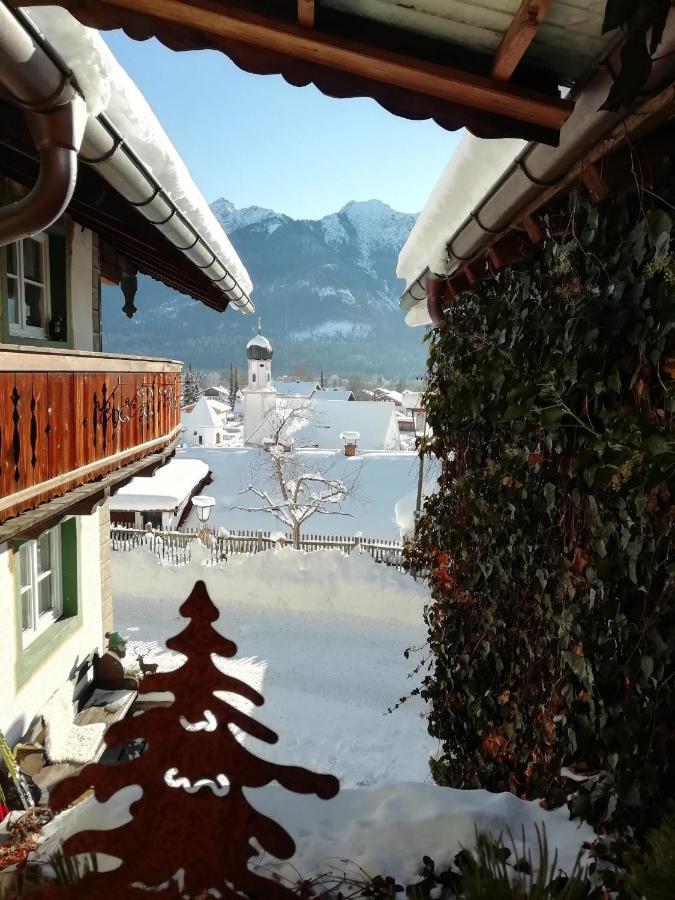 Ferienwohnungen Holler Wallgau Buitenkant foto